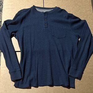 Men's Long Sleeve Thermal Henley Shirt